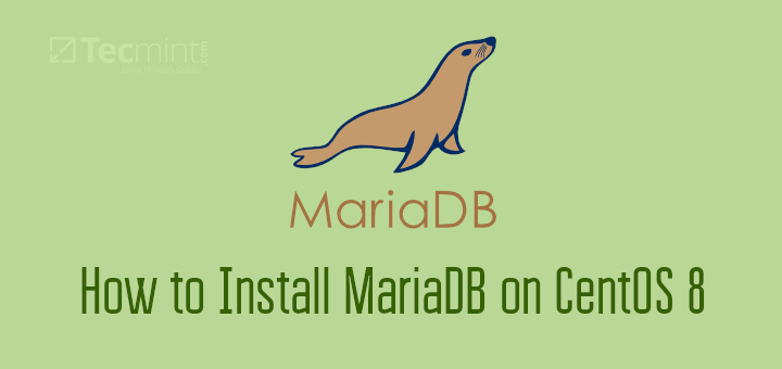Install MariaDB on CentOS 8