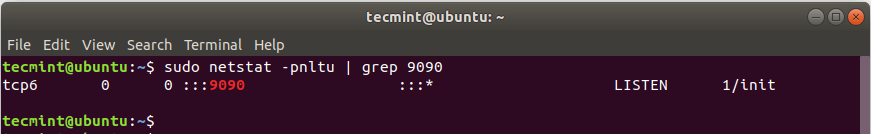 Check Cockpit Web Port in Ubuntu