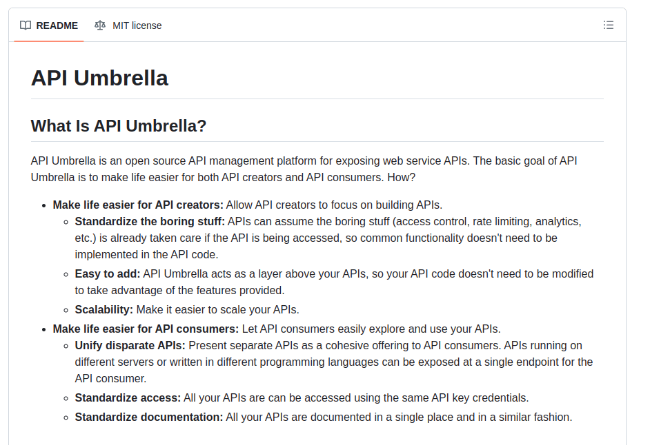 API Umbrella Open Source API Management