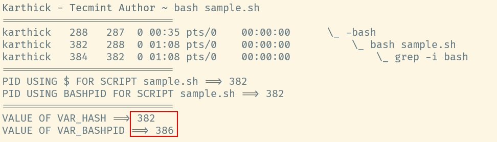 Difference in Pid