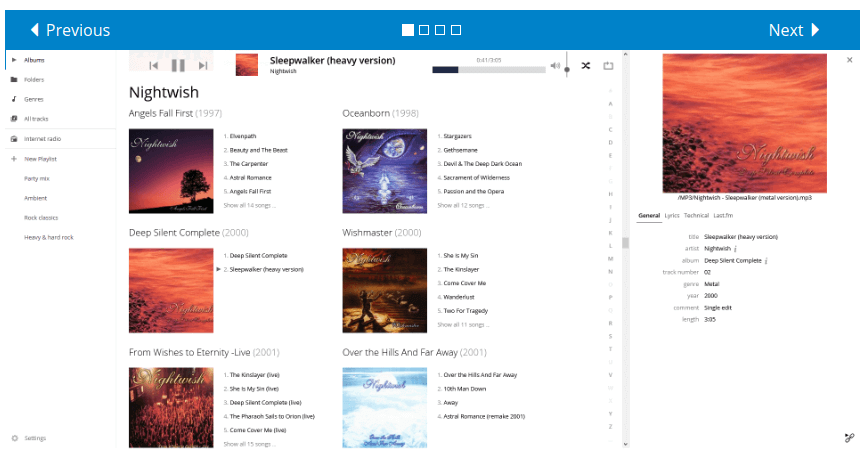 Music - Plays audio files directly in Nextcloud