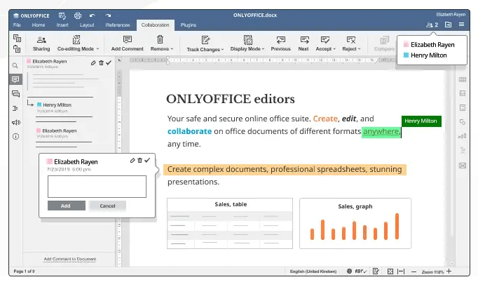 OnlyOffice - Suite ofimática gratuita