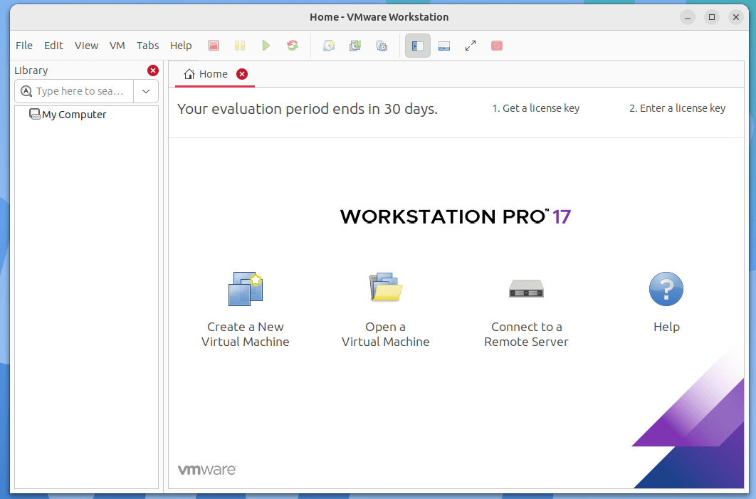 Running VMWare Workstation