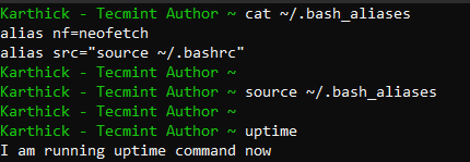 Unchanged Command Behaviour