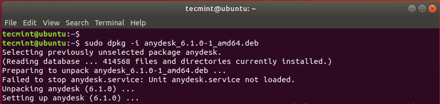 Install Package in Ubuntu