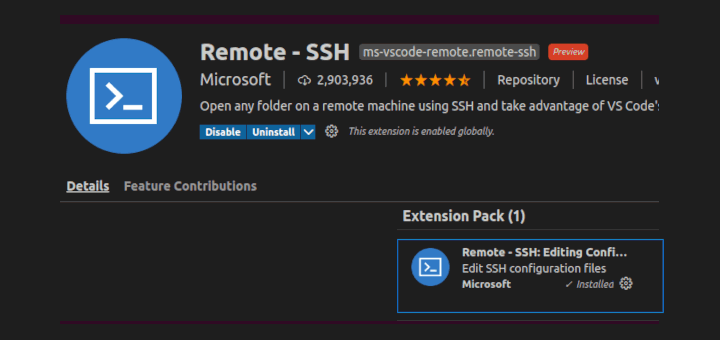 Install Remote-SSH in VSCode