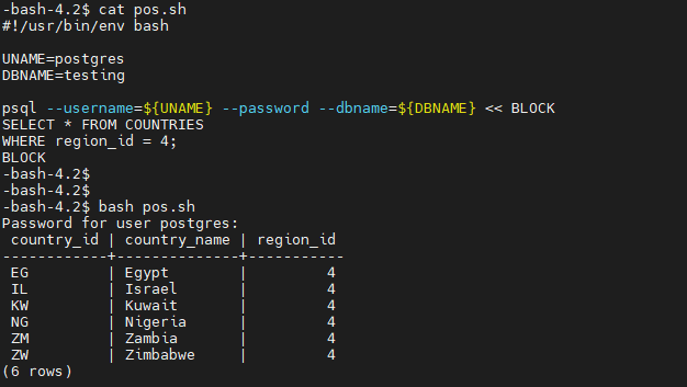 Running SQL QUERY