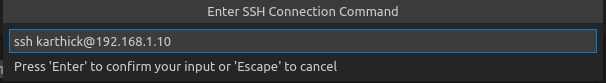 SSH Connection in VSCode