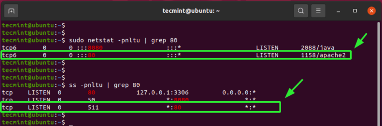 Check Network Ports Status | Tecmint: Linux Howtos, Tutorials & Guides