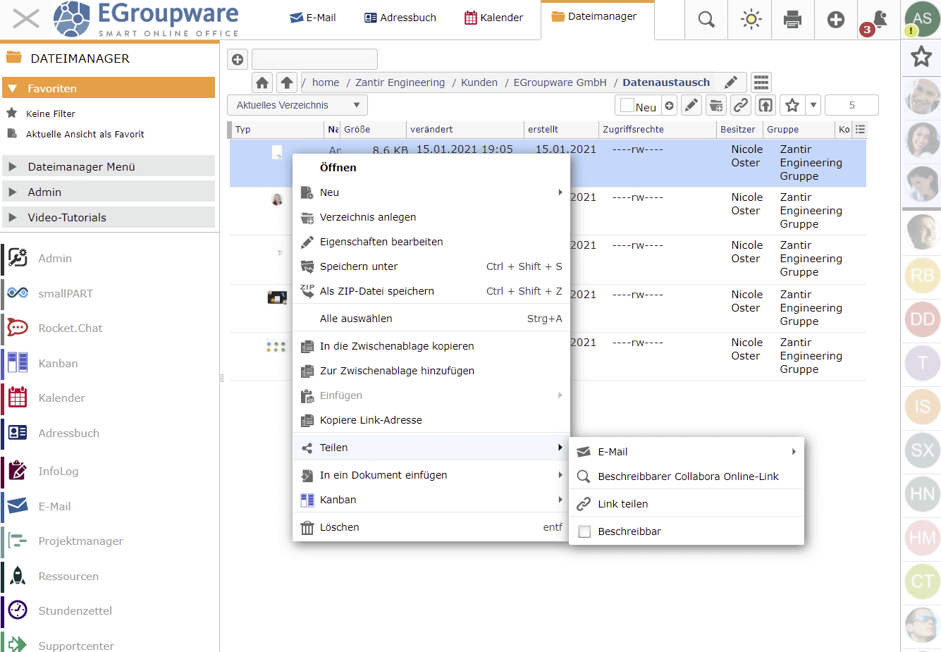 EGroupware Groupware Software