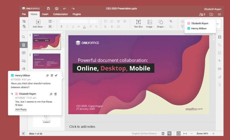 how to make a powerpoint presentation in ubuntu