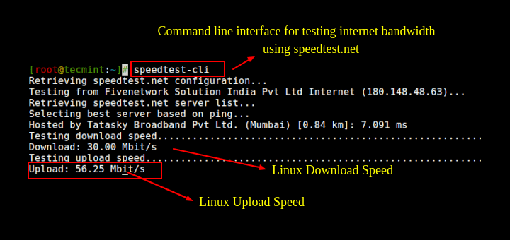 Test Your Linux Internet Speed Using Speedtest CLI