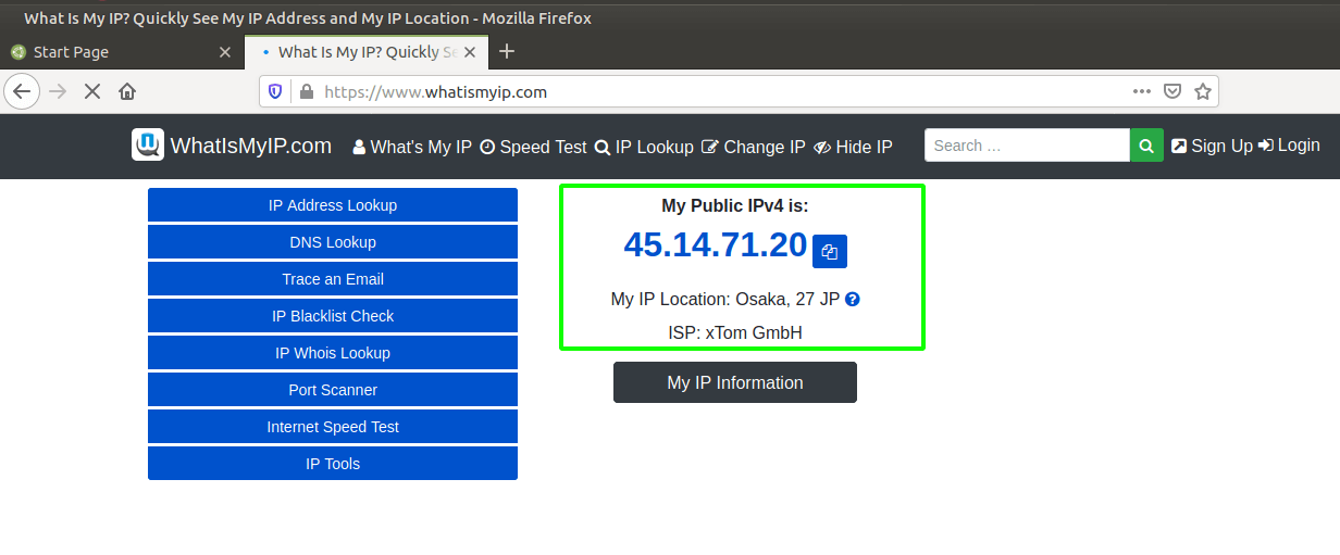 Check IP Address