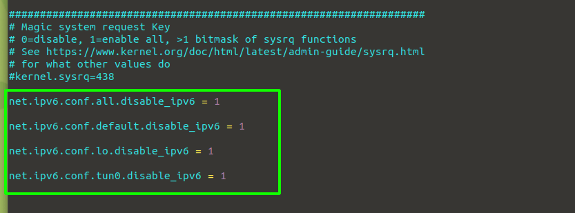 Disable IPv6 in Linux