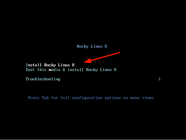 Install Rocky Linux 8
