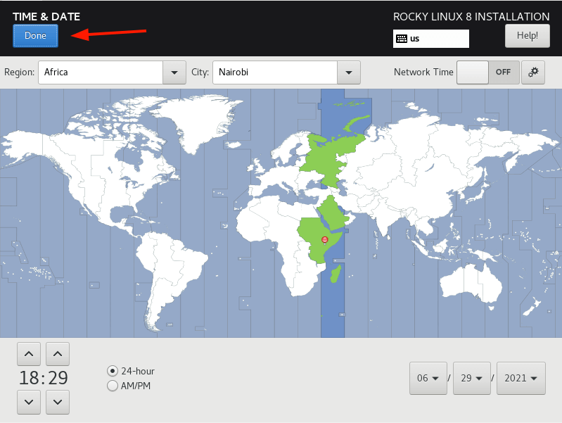 Rocky Linux Timezone