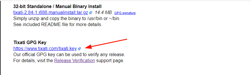 Tixati GPG Key