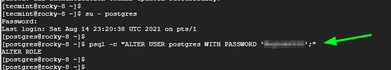 Alter Postgres User Role