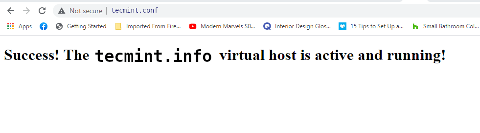 Check Apache Virtual Host Domain