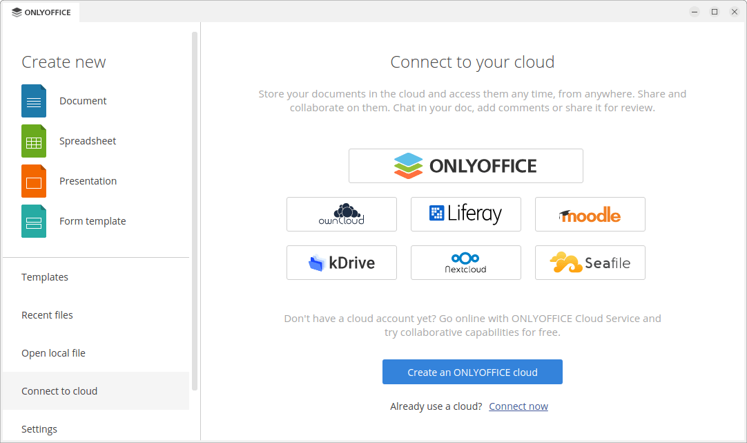Connect to Cloud Services