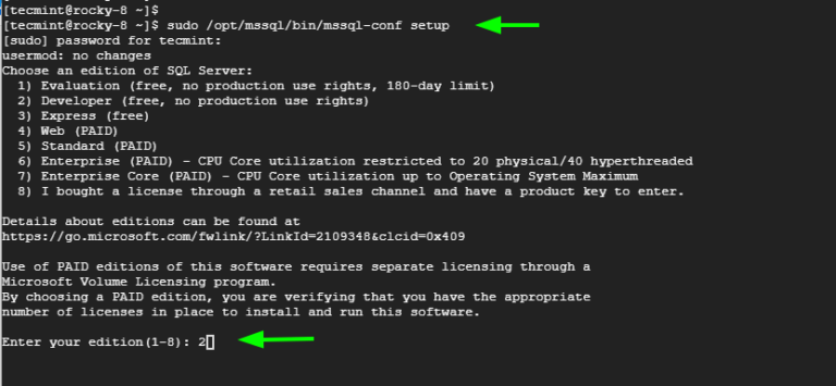 How to Install SQL Server in RHEL, Rocky Linux and AlmaLinux