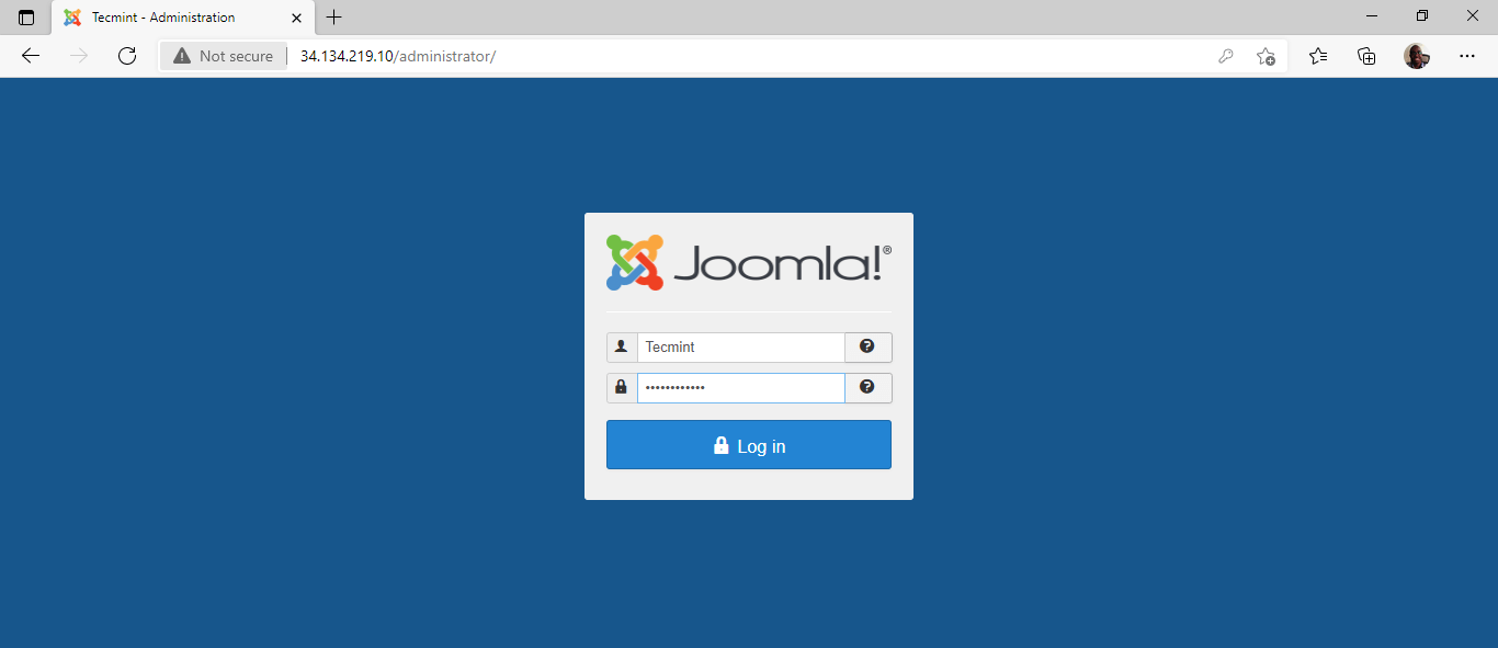 Joomla Login