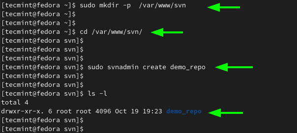 Create Local SVN Repository