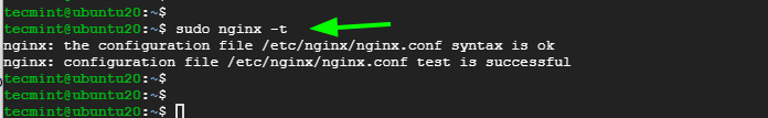 Test Nginx Configuration
