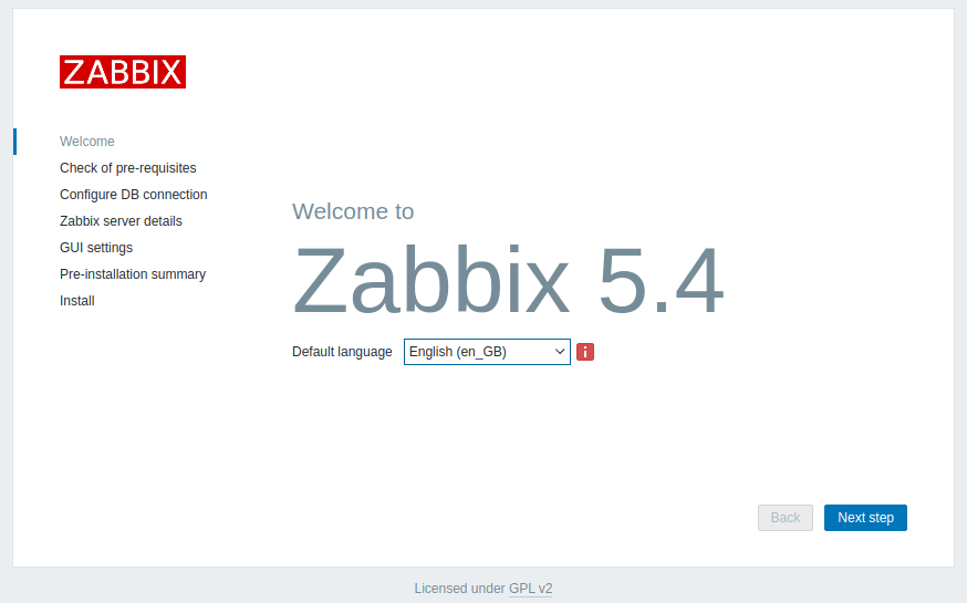 Zabbix Web Installer