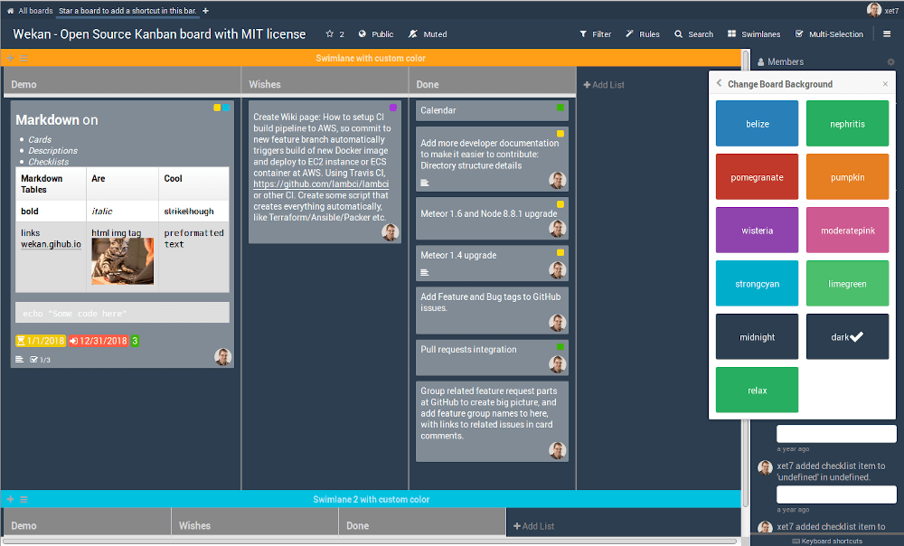 Wekan - Open-Source Kanban