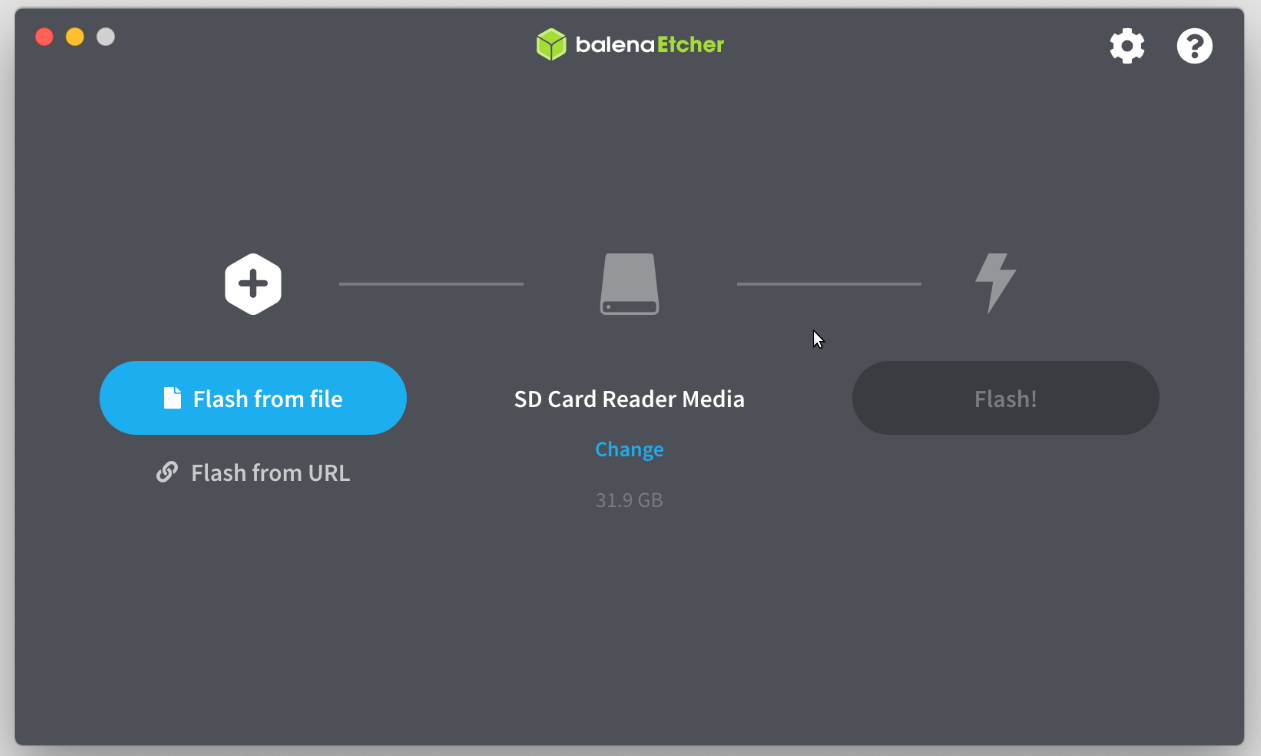 BalenaEtcher - Flash OS изображения към USB устройство