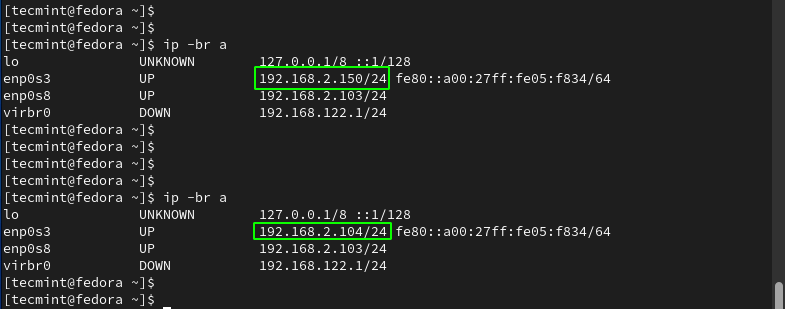 Check Network Interface