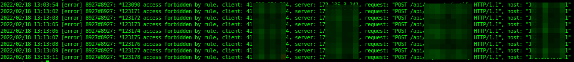 Check Nginx Error Logs