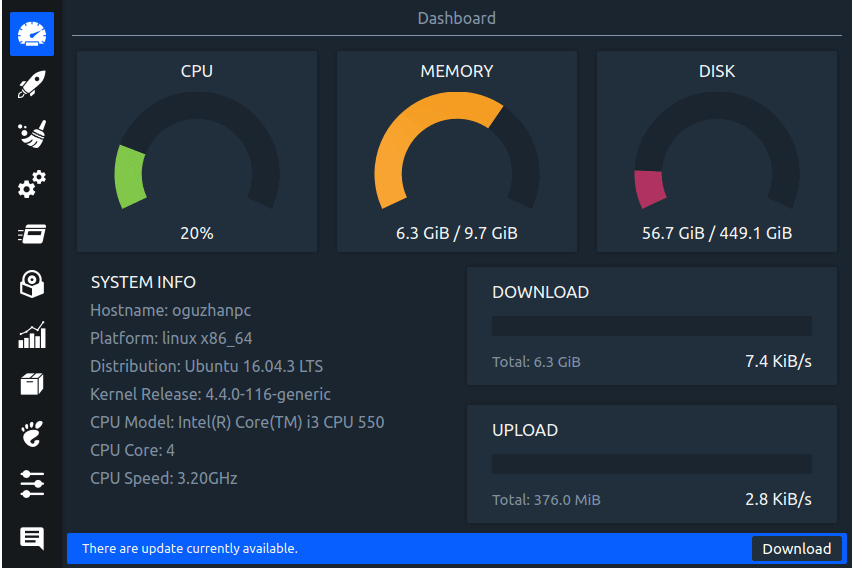 Linux System Optimizer and Monitoring