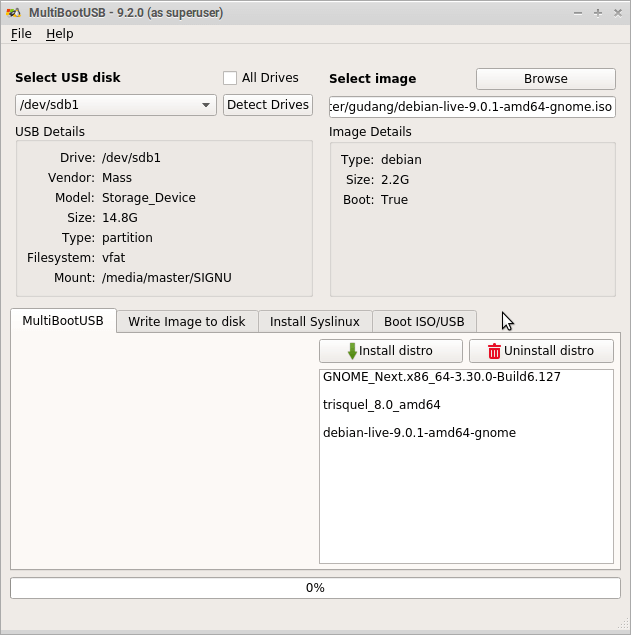 MultibootUSB: crea un disco USB multiboot