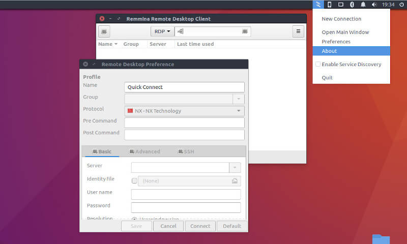 Remmina - Remote Desktop Client