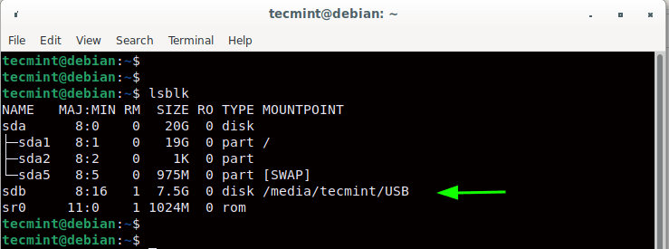 Check Mounted Linux Partition