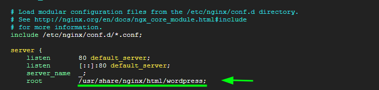 Configure Nginx for WordPress