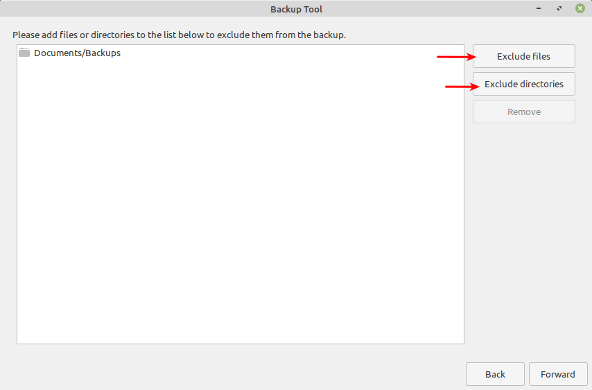 Exclude Files and Directories