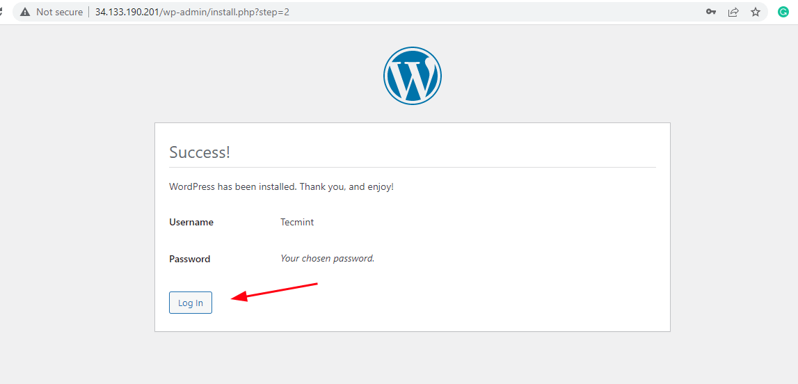 WordPress Login