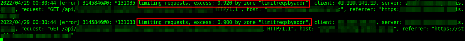 Nginx Error Logs