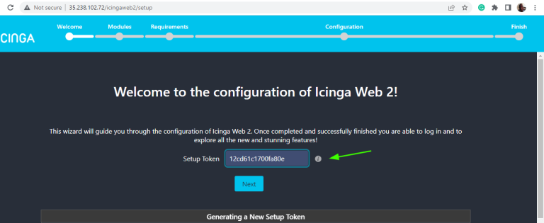 Add Setup Token | Tecmint: Linux Howtos, Tutorials & Guides