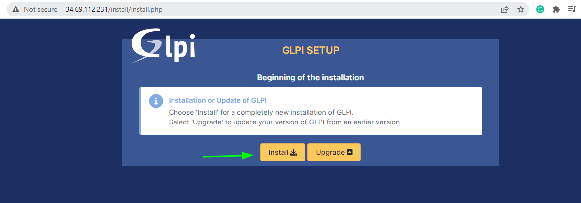 GLPI Install