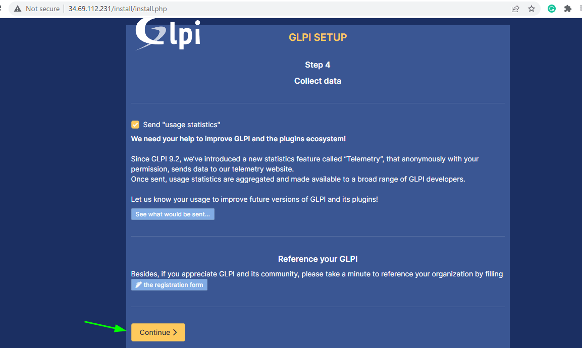 GLPI Usage Statistics