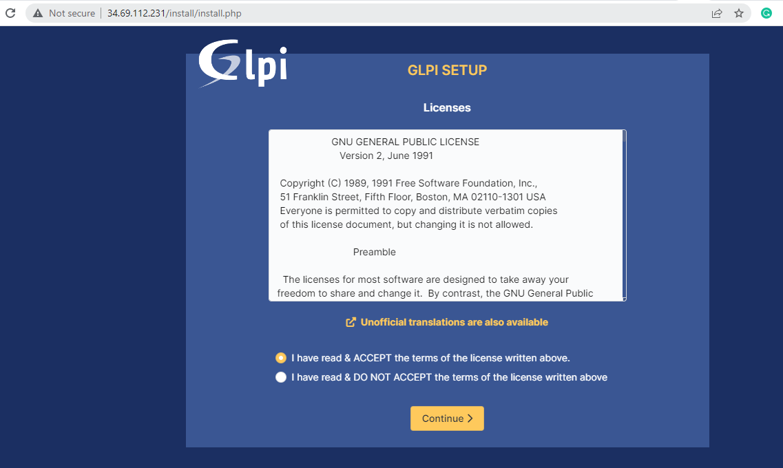 GLPI License