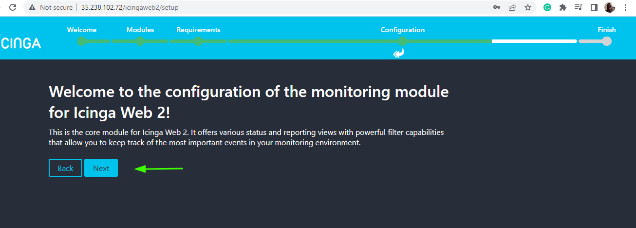 Icinga2Web Configuration Module 