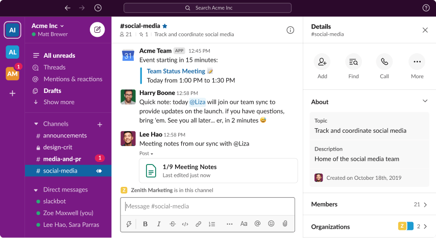 Slack Messaging Program