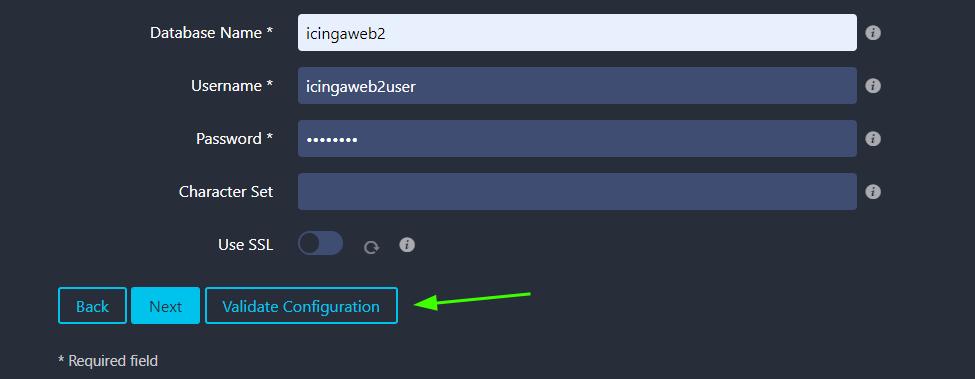 Validate Configuration