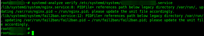 Check Systemd Unit Files Configuration