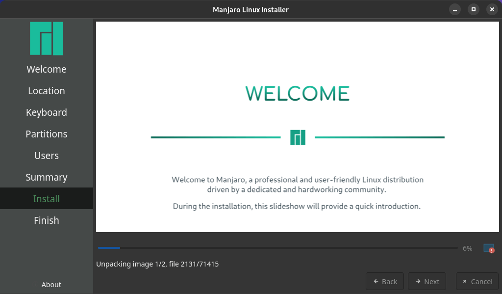 Manjaro Linux Installation Process